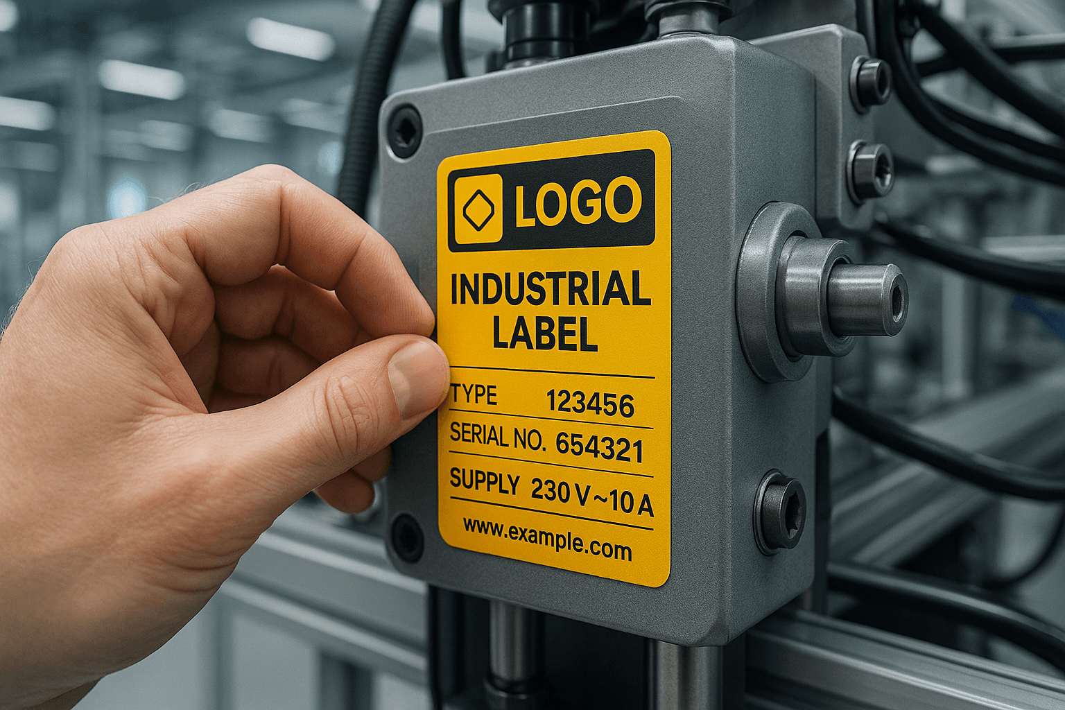 etichette industriali personalizzate - sac serigrafia